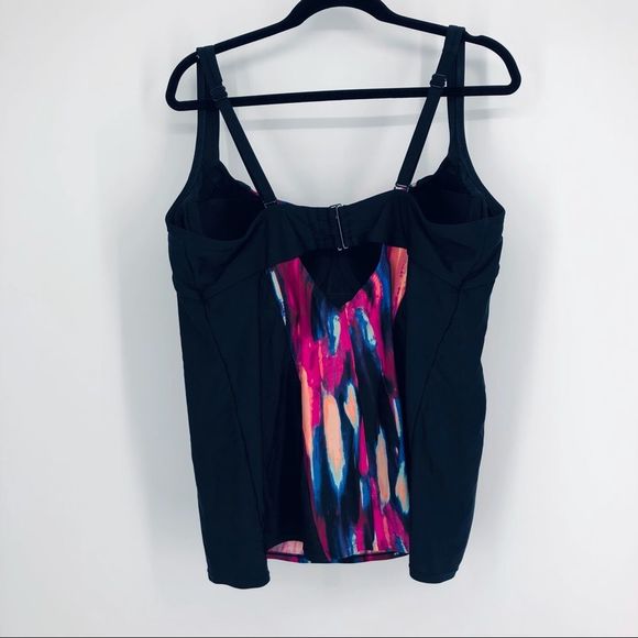 LIVI Active Multicolored Tankini Swim Top - Picture 3 of 6